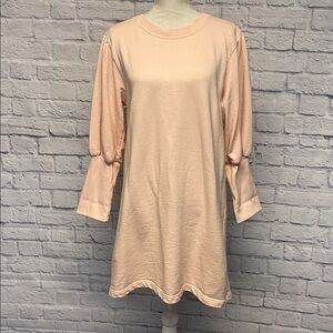 J Crew long sleeve sweatshirt dress M